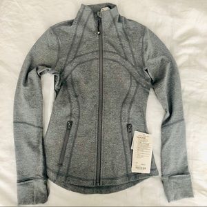 NWT Lululemon Define Jacket Heathered Gray Size 4